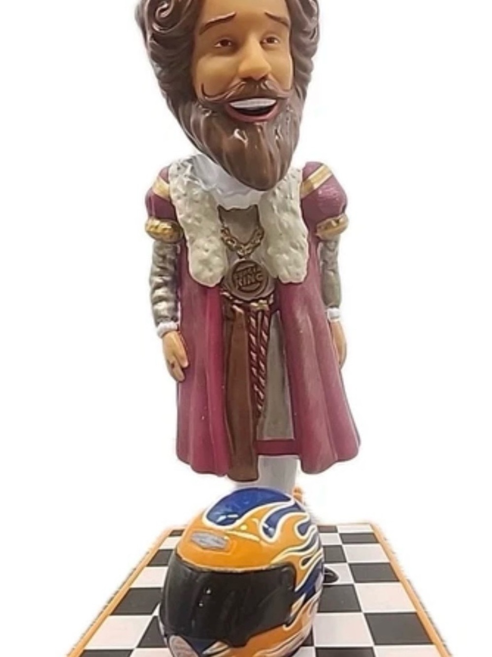 Burger King Purple King Action Figure with Orange & Blue Helmet